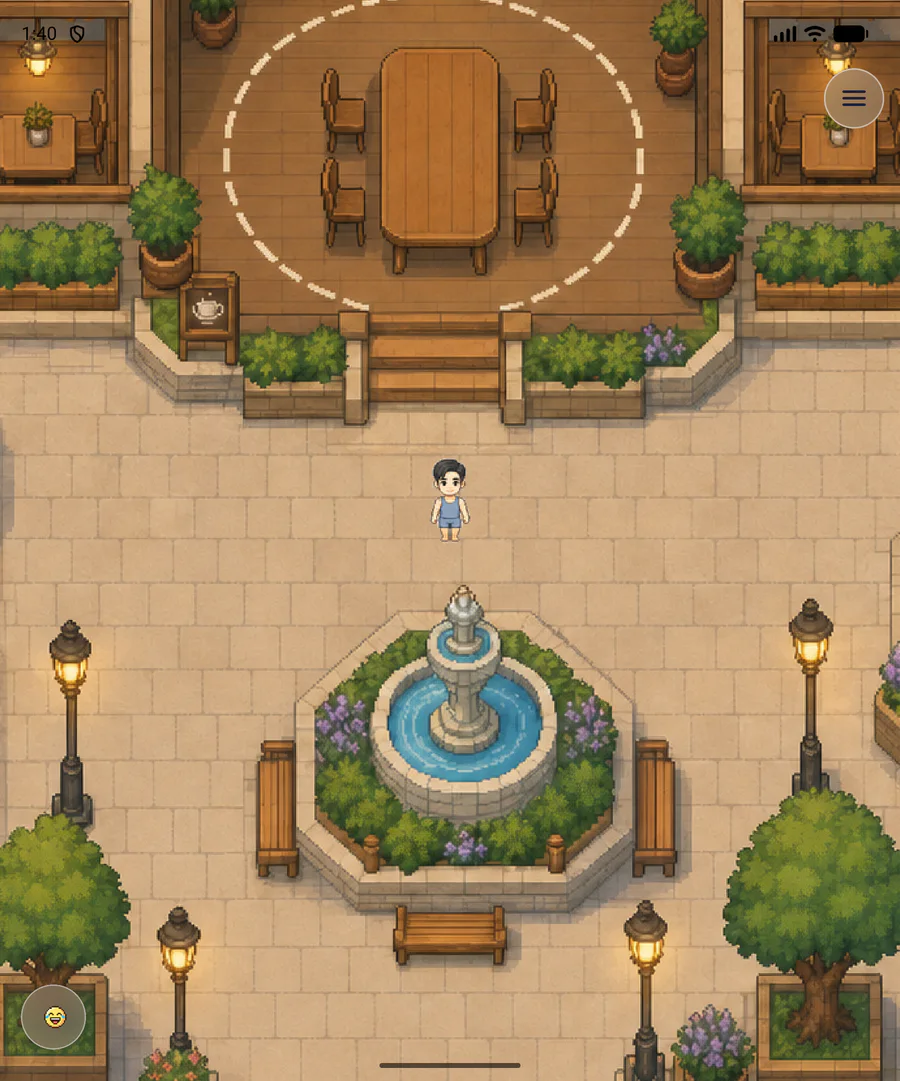 ZeluCity 픽셀 소셜 월드 광장